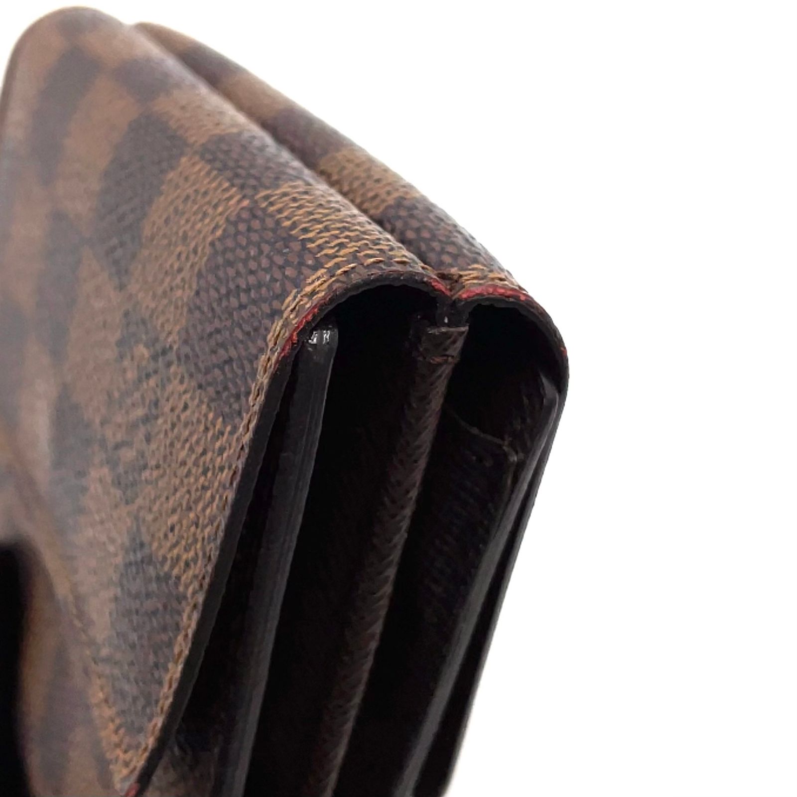 新着】LOUIS VUITTON ポルトフォイユ エリーズ ダミエエベヌ