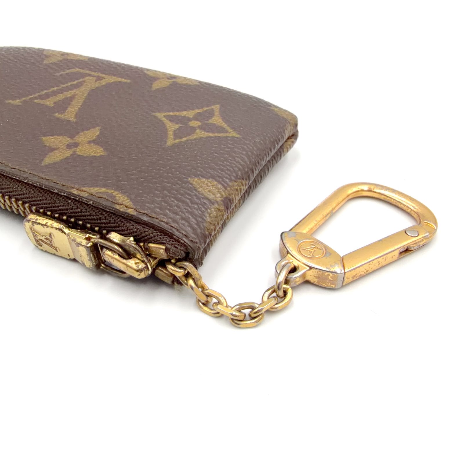 新着】LOUIS VUITTON ポシェットクレ モノグラム モノグラム レザー