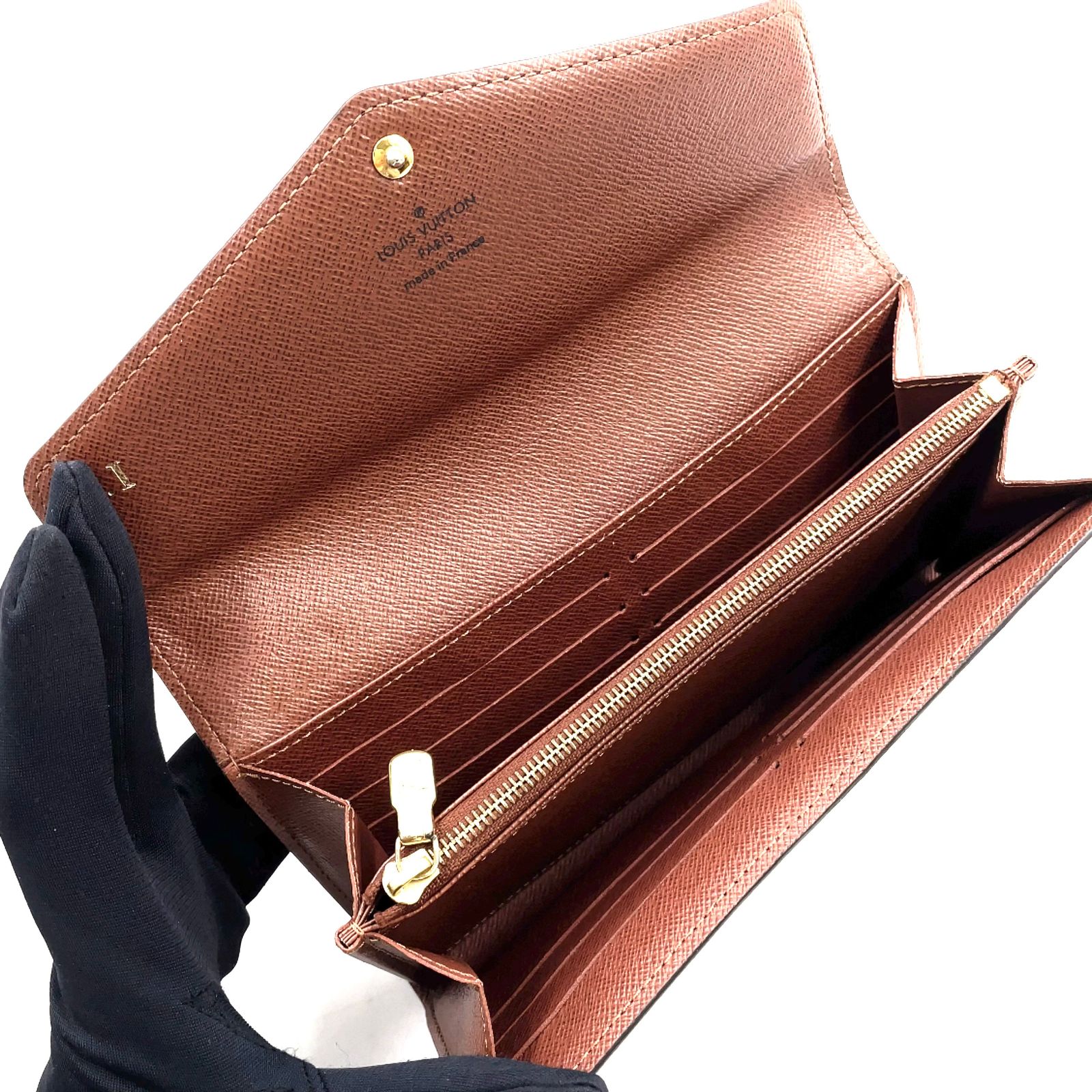 【良品】ルイ・ヴィトン　モノグラムヴェルニ　ポルトフォイユ　サラ　長財布　二つ折 新着】LOUIS VUITTON ポルトフォイユ サラ モノグラム モノグラム