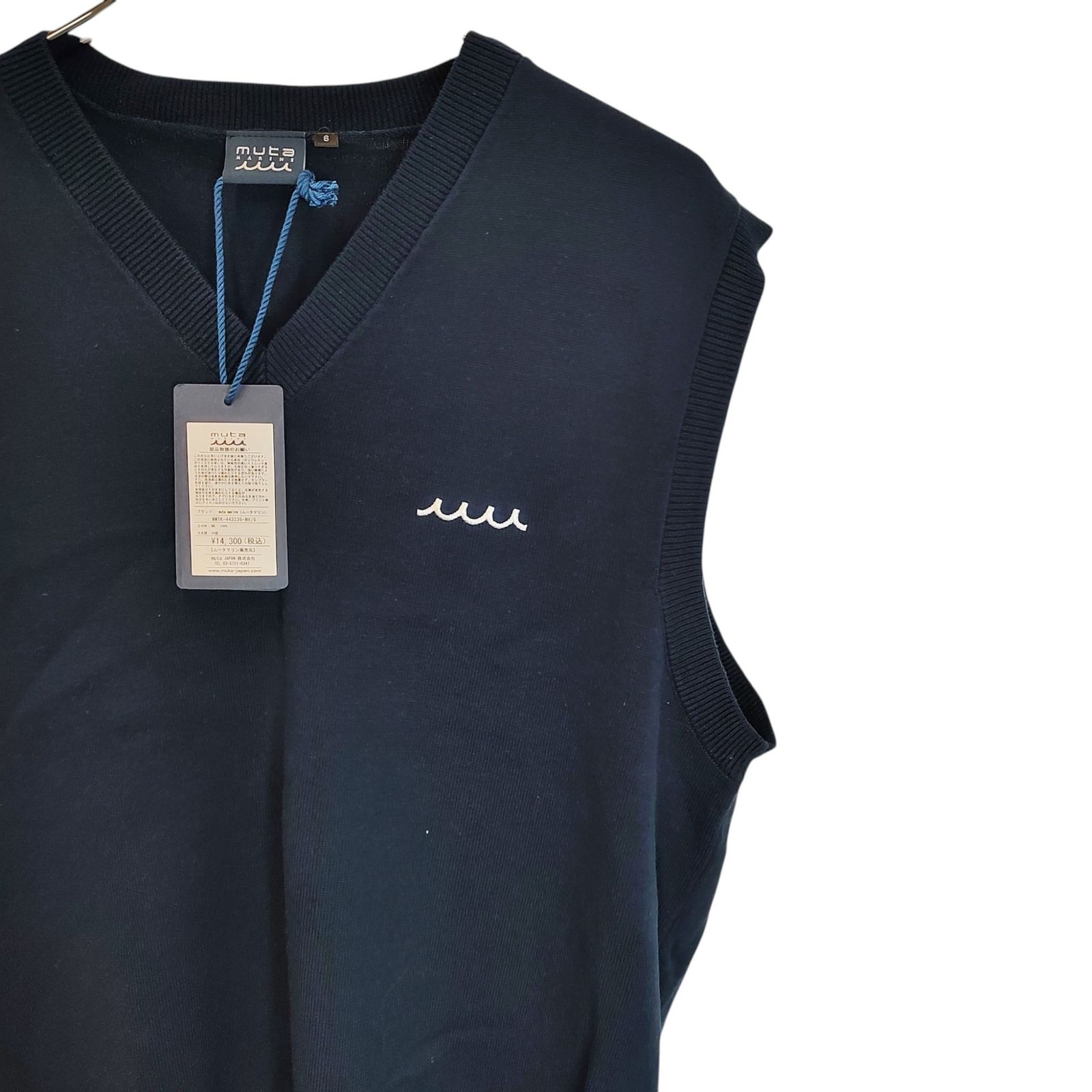 muta MARINE GOLF ムータ マリン ゴルフ 26AW V NECK KNIT VEST V