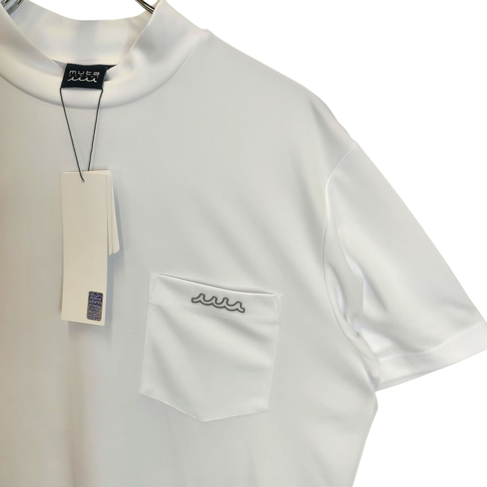 muta MARINE GOLF ムータ マリン ゴルフ 25SS S/S Mock-neck shirt