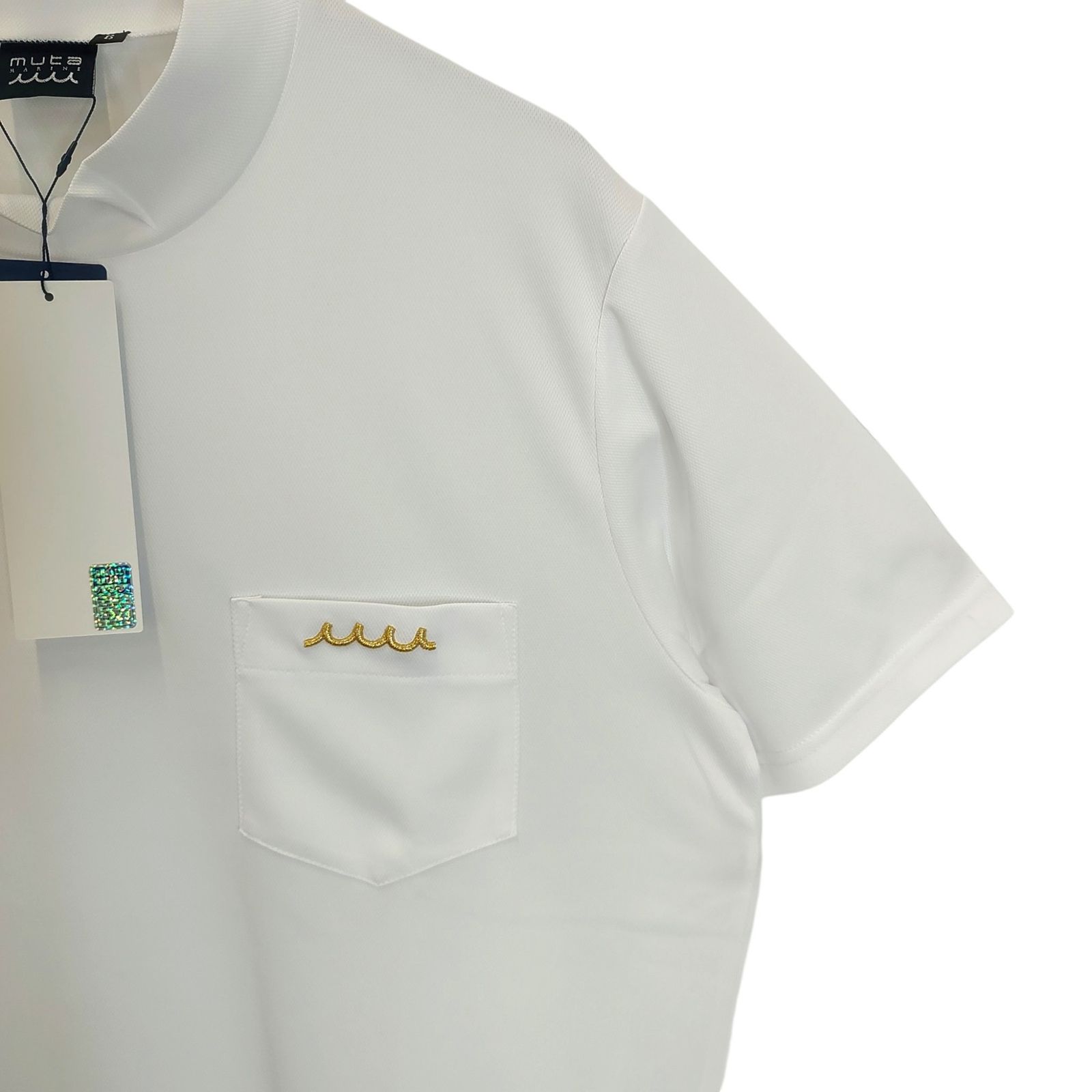 muta MARINE GOLF ムータ マリン ゴルフ 25SS Mock-Neck Shirt with