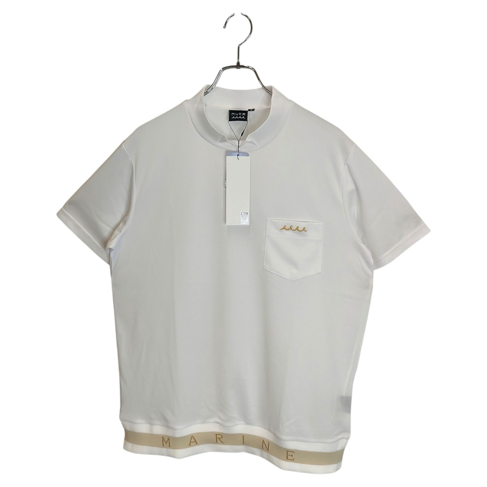 muta MARINE GOLF ムータ マリン ゴルフ 25SS Mock-Neck Shirt with