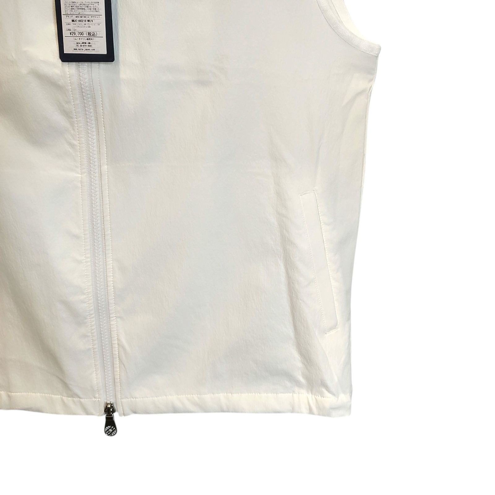 muta MARINE GOLF ムータ マリン ゴルフ 23AW Stretch Nylon Zip Vest