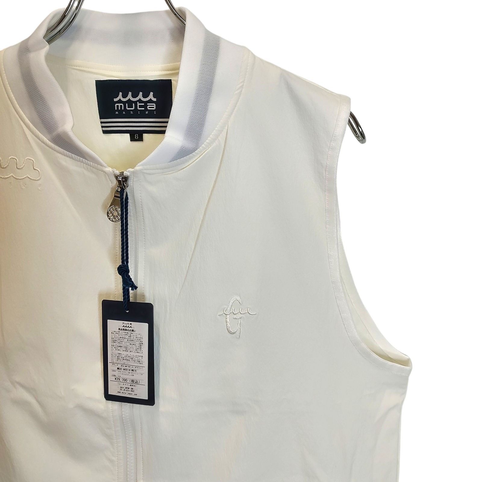 muta MARINE GOLF ムータ マリン ゴルフ 23AW Stretch Nylon Zip Vest