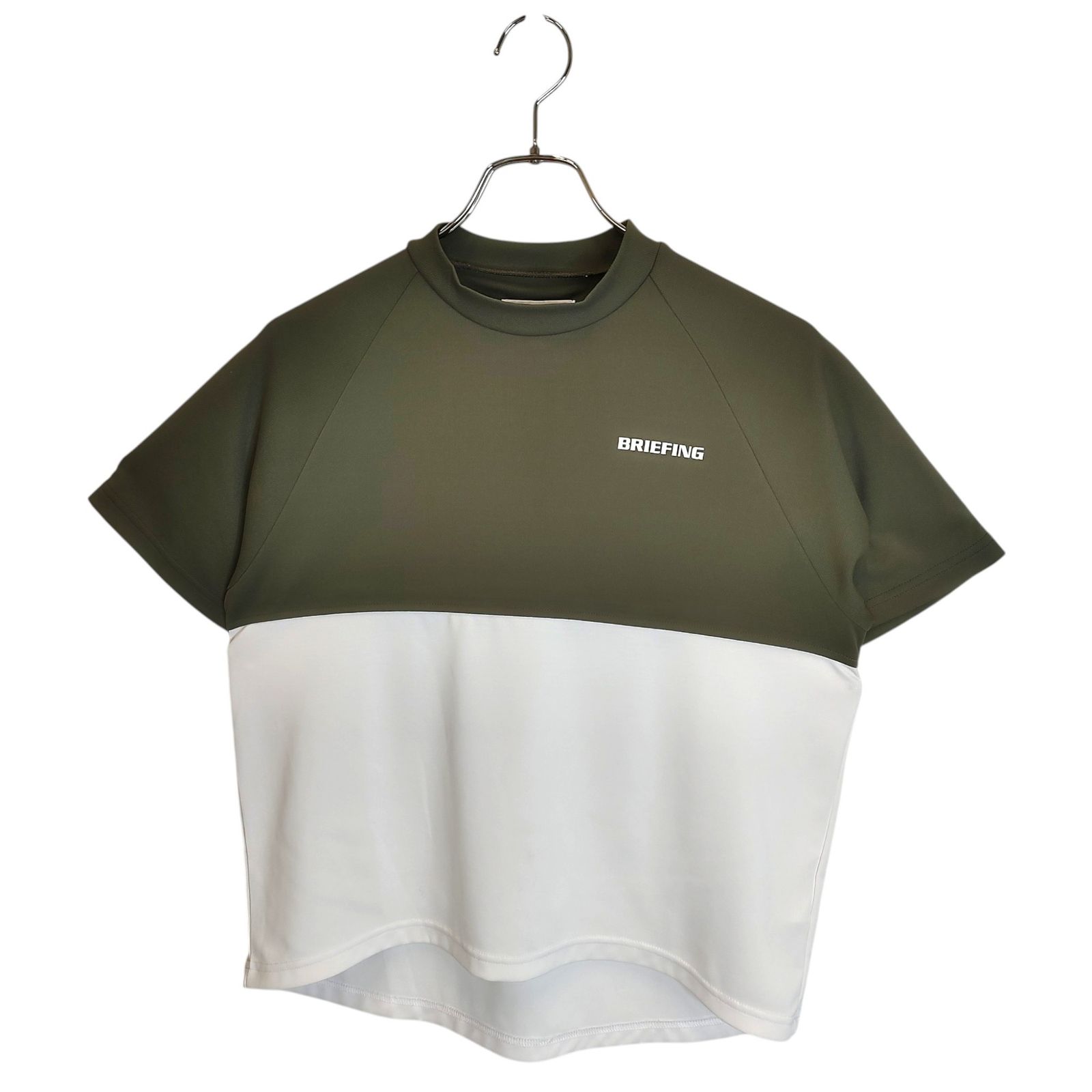 BRIEFING GOLF ブリーフィングゴルフ 25SS バイカラー 半袖 モック