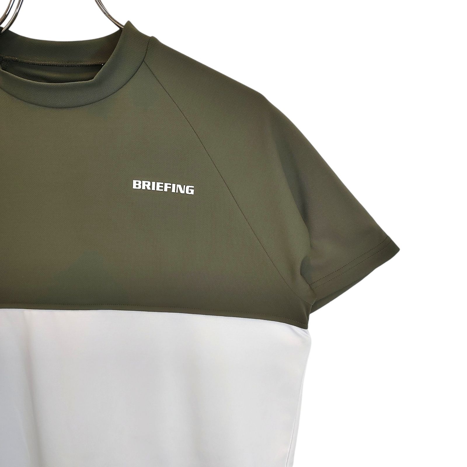 BRIEFING GOLF ブリーフィングゴルフ 25SS バイカラー 半袖 モック