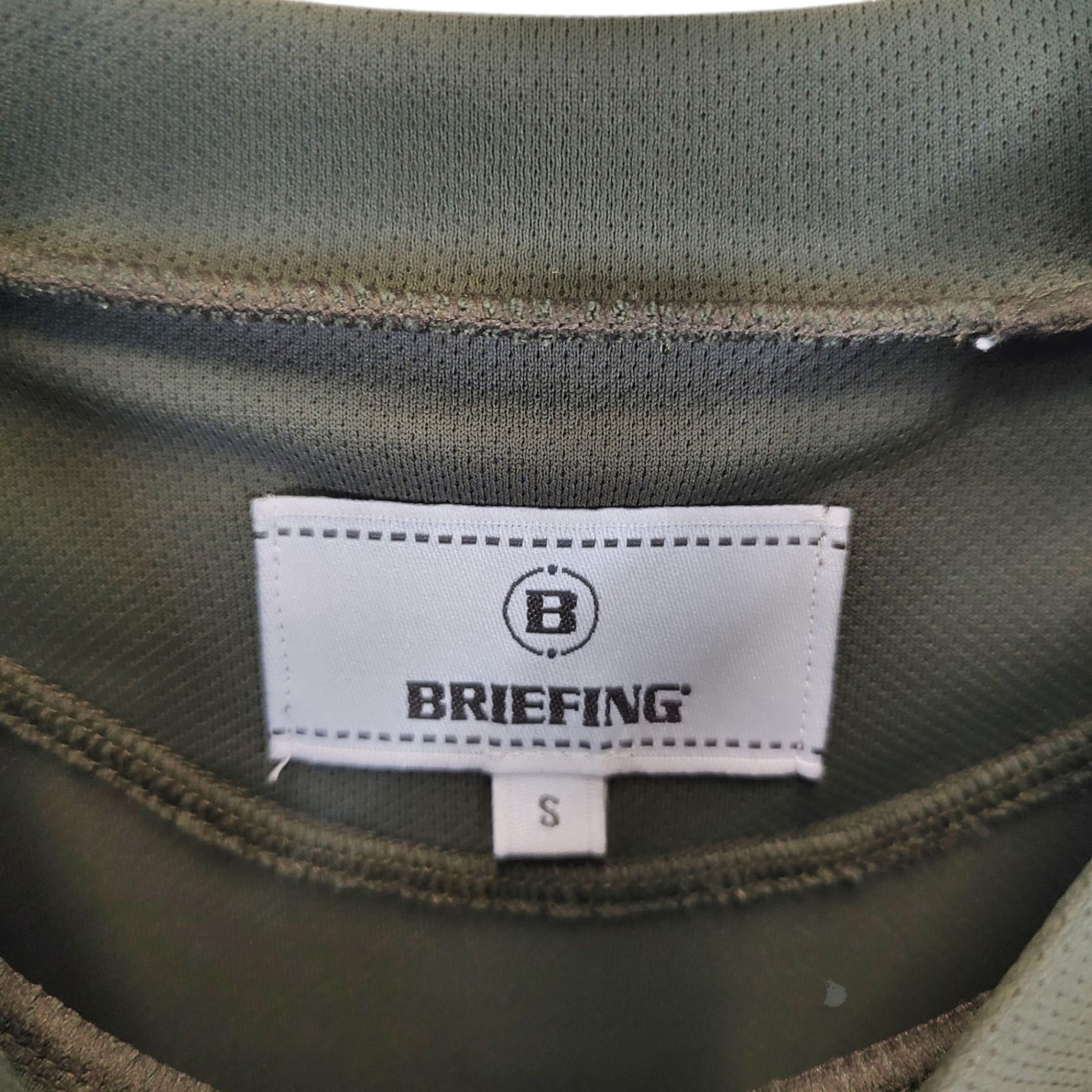 BRIEFING GOLF ブリーフィングゴルフ 25SS バイカラー 半袖 モック