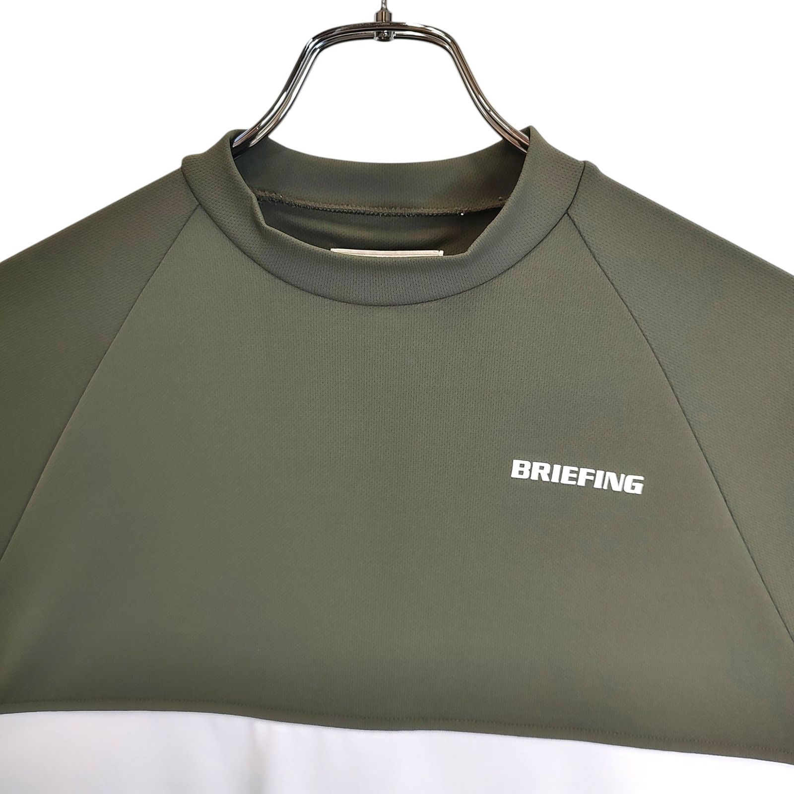 BRIEFING GOLF ブリーフィングゴルフ 25SS バイカラー 半袖 モック