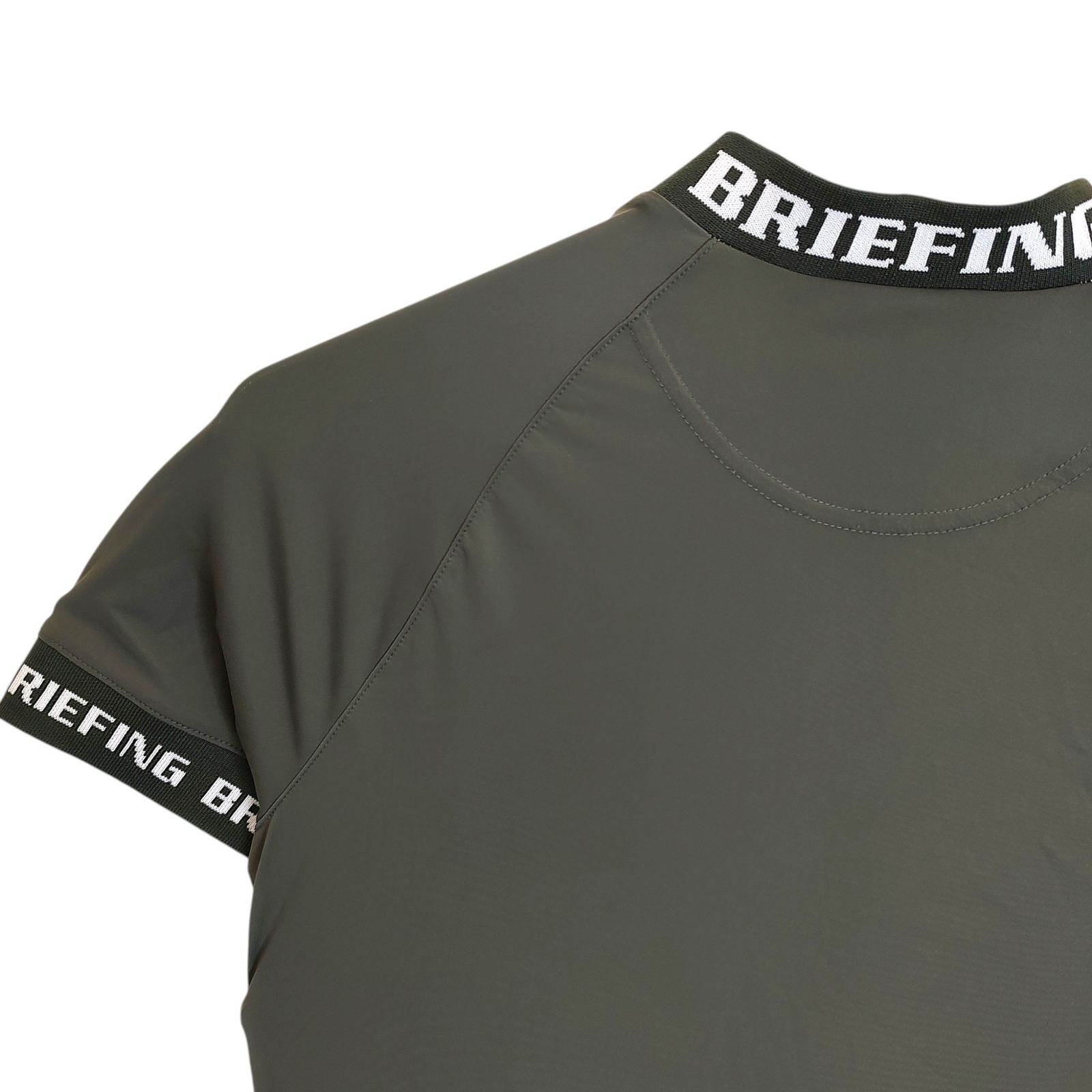 BRIEFING GOLF ブリーフィングゴルフ 24SS LOGO BACK RIB MOCK NECK