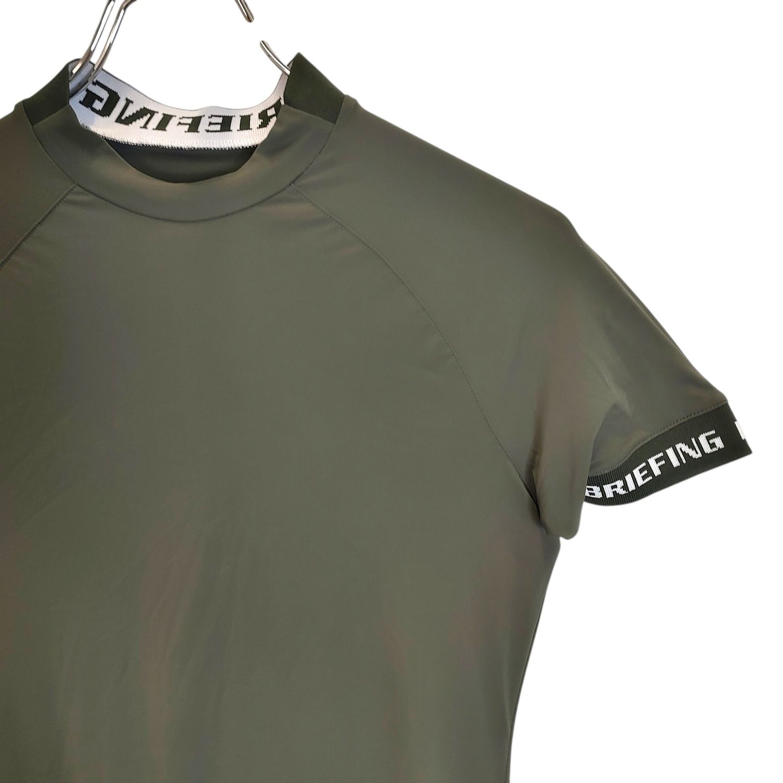 BRIEFING GOLF ブリーフィングゴルフ 24SS LOGO BACK RIB MOCK NECK