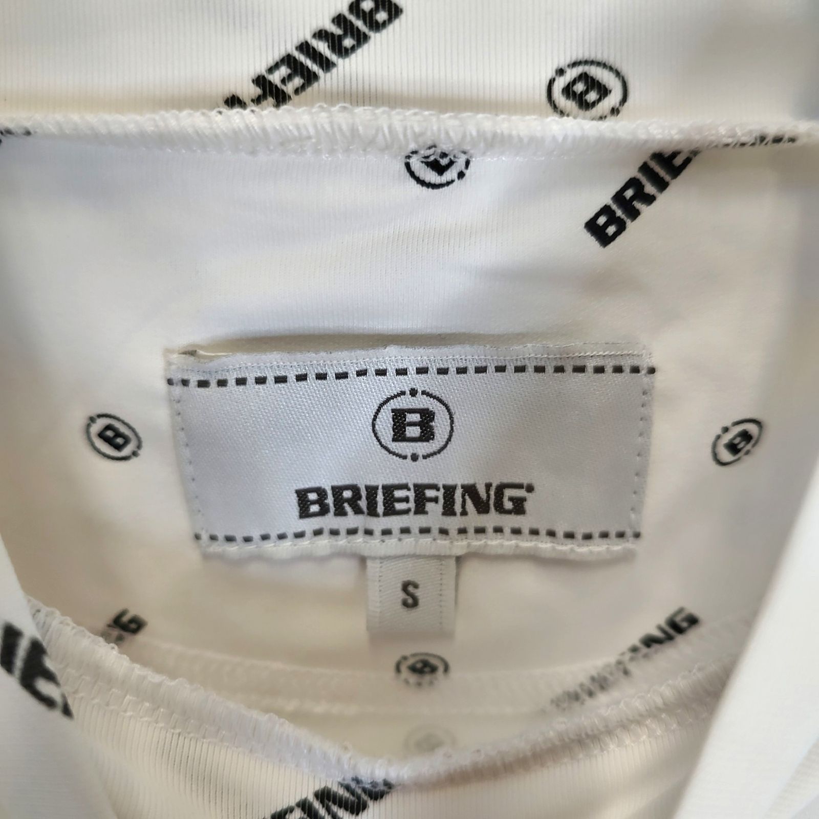 BRIEFING GOLF ブリーフィングゴルフ 24SS MONOGRAM HIGH NECK