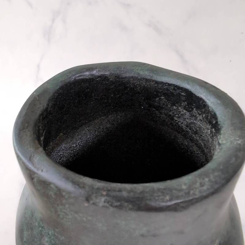 花瓶 西大由 百寿の壺 青銅花瓶 共箱 - メルカリ