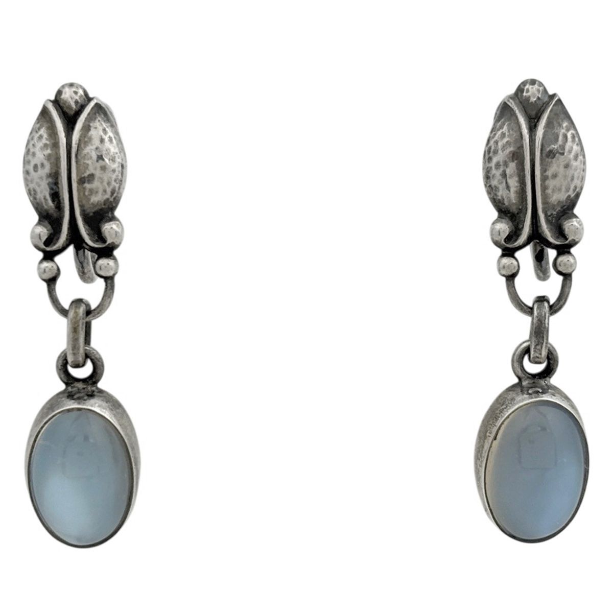 ジョージジェンセン Georg Jensen フラワーモチーフ イヤリング