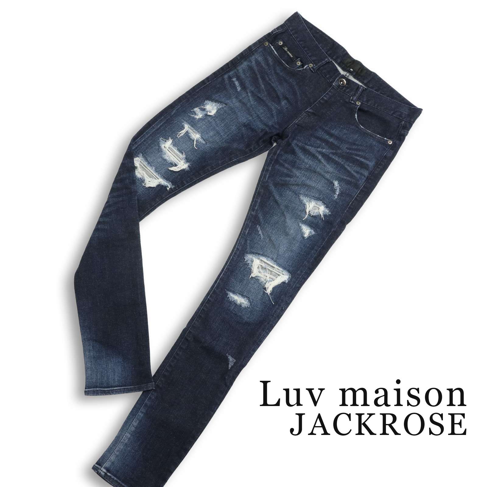 Luv maison JACKROSE ジャックローズ ダメージ加工☆ ストレッチ