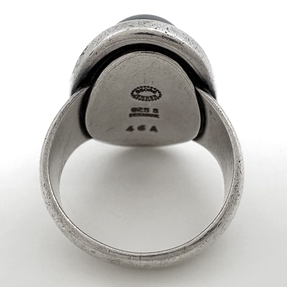 ジョージジェンセン Georg Jensen オーバル リング 46A ヘマタイト 14