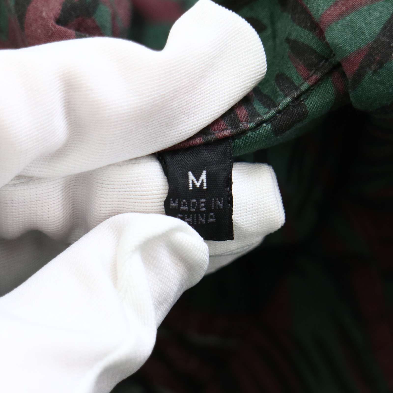 DEUS EX MACHINA デウスエクスマキナ 春夏 半袖 総柄 オープンカラー シャツ Sz.M メンズ