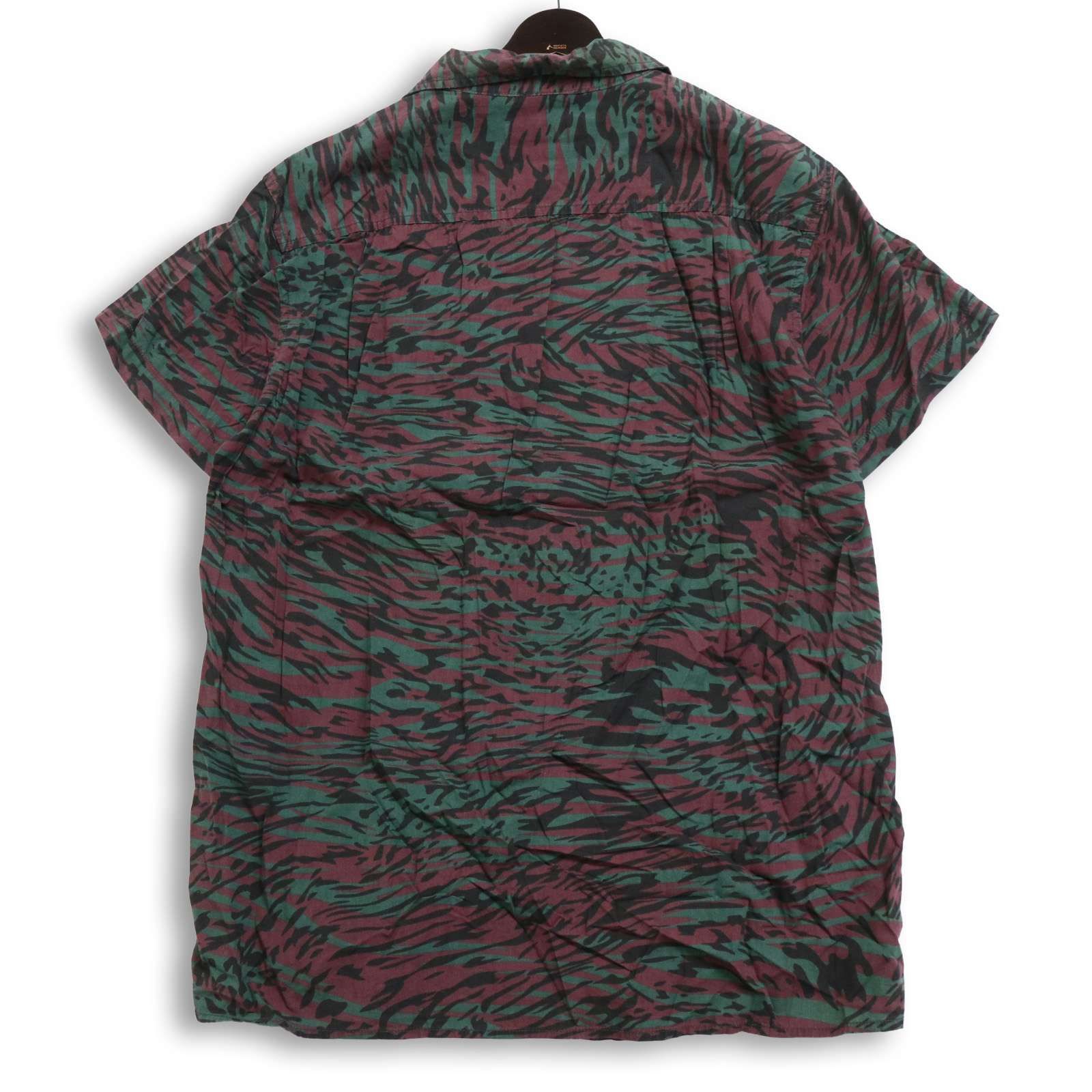 DEUS EX MACHINA デウスエクスマキナ 春夏 半袖 総柄 オープンカラー シャツ Sz.M メンズ