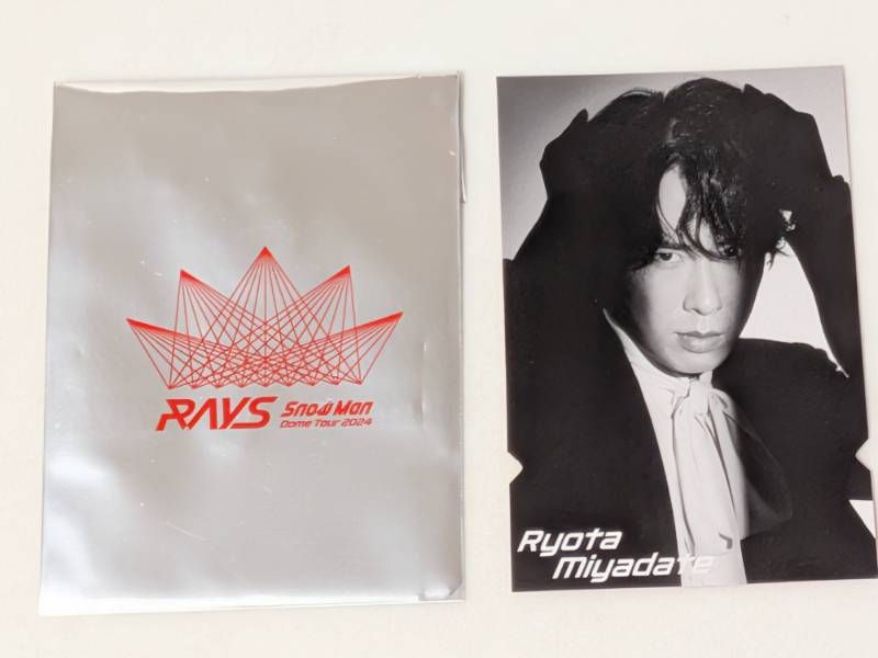 Man RAYS チケット風カード 宮舘涼太 50枚セット Snow Man 宮舘涼太 チケット風カード Dome Tour 2024 RAYS - メルカリ