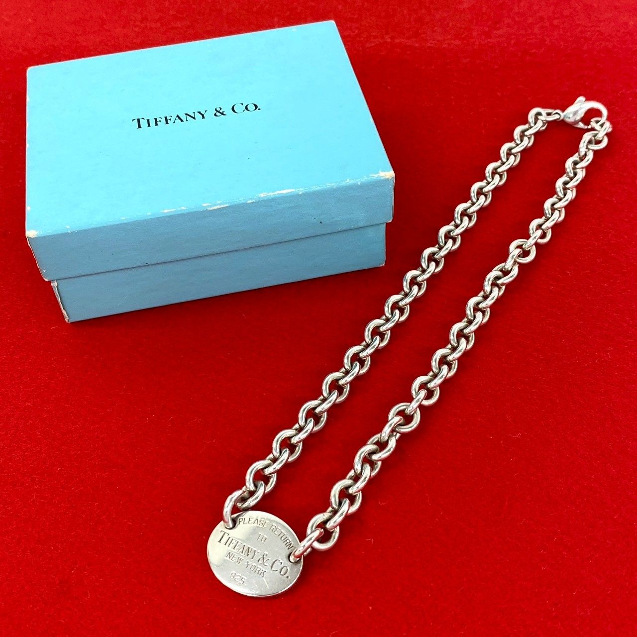極 美品 箱付き TIFFANY&Co. ティファニー ヴィンテージ リターントゥ 