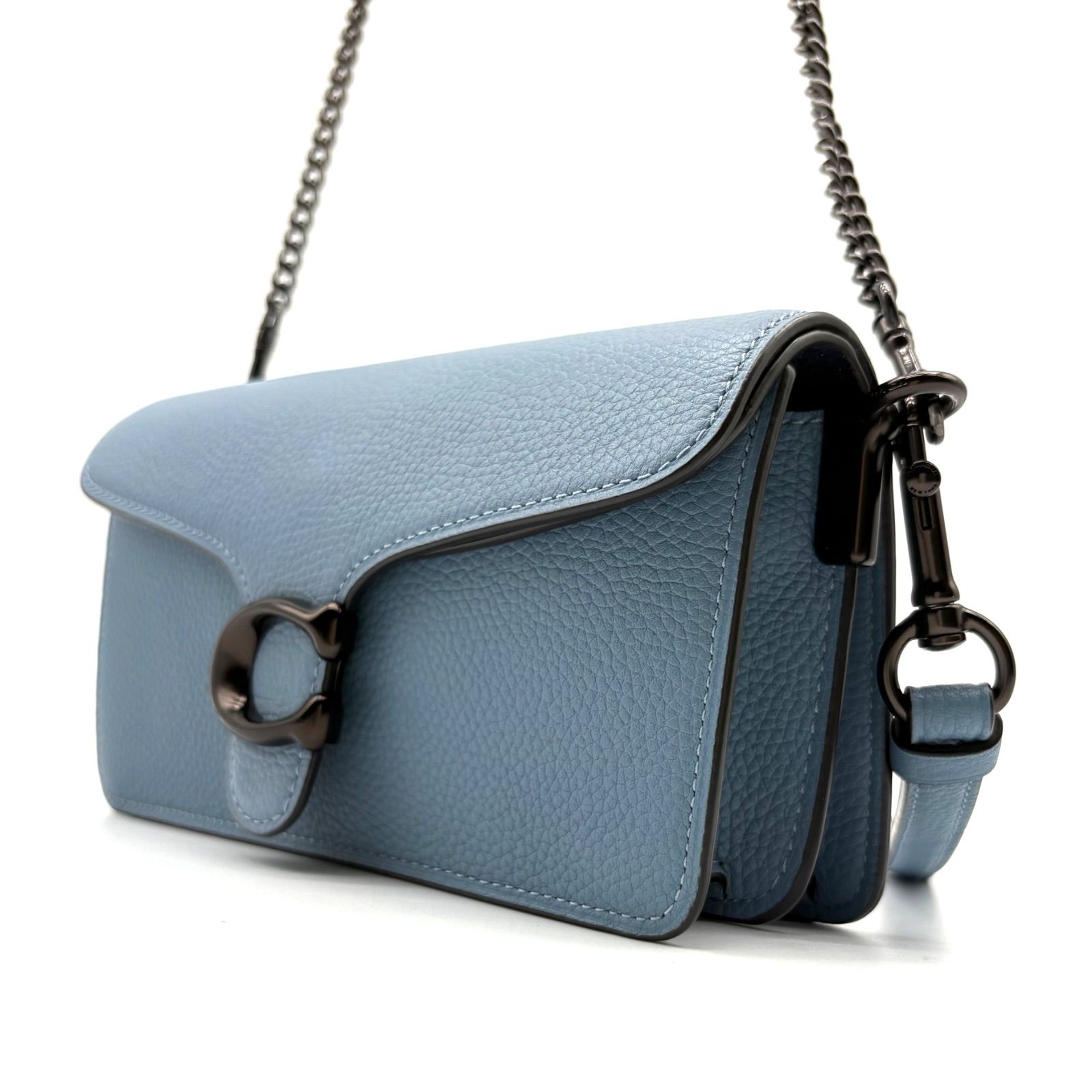 極希少✨】COACH Y2K Tabby Shoulder Bag 26 Pebble Leather Chain
