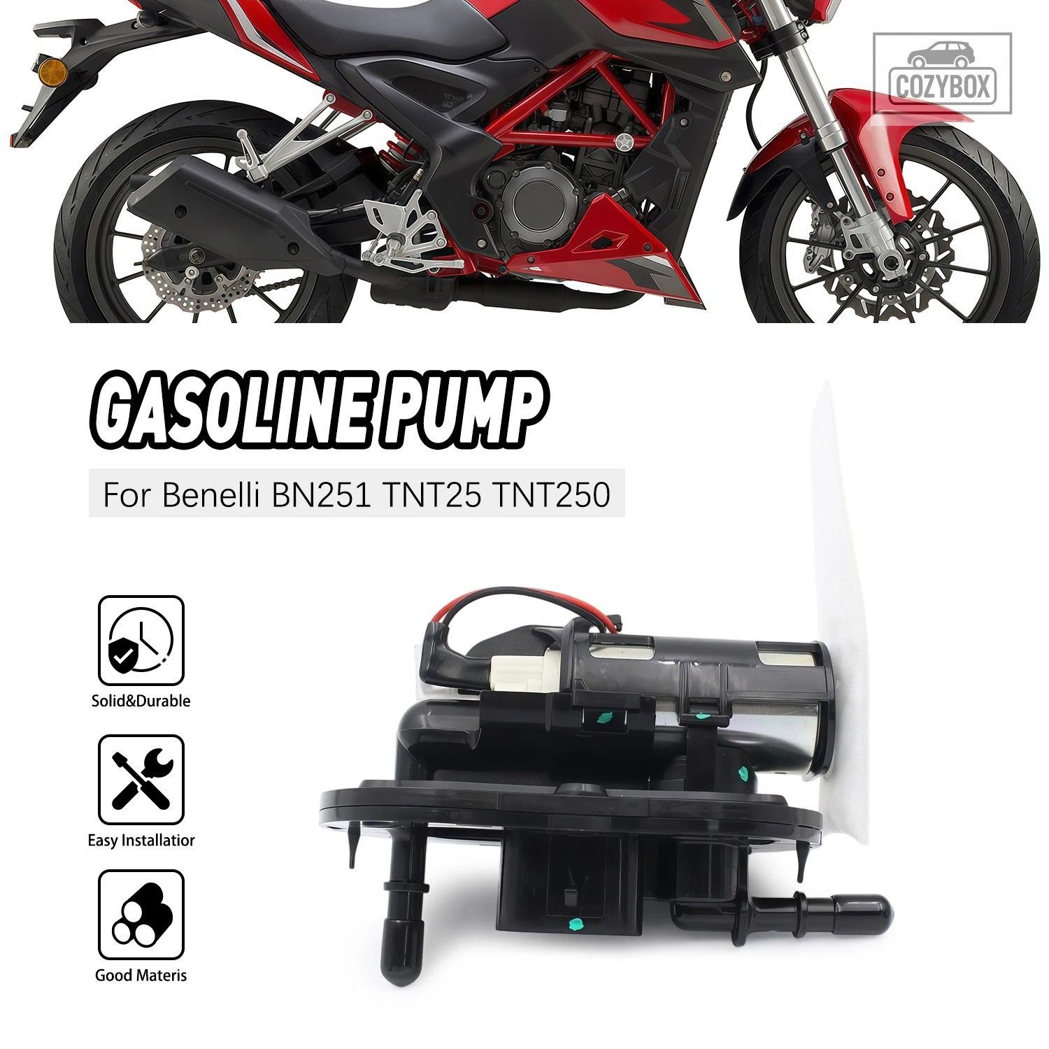 燃料ポンプ オートバイ部品 Benelli BN251 TNT25 TNT250 BN TNT 25 250 251 BN302 TOR