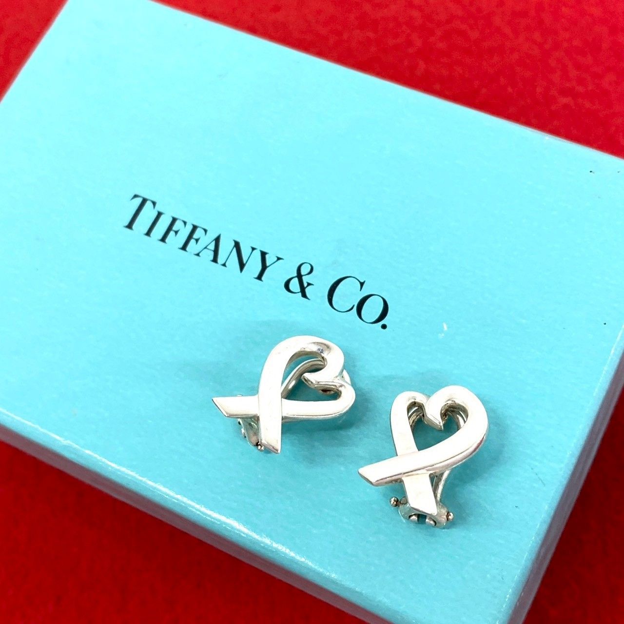 極 美品 箱付き TIFFANY&Co. ティファニー ヴィンテージ ラビング