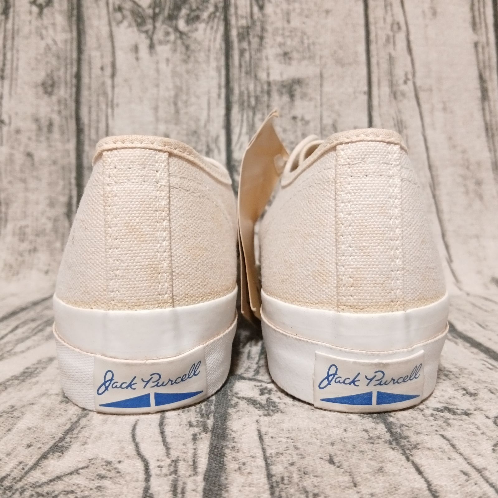 26cm / US 7.5】80s Made in USA CONVERSE JACK PURCELL CANVAS WHITE