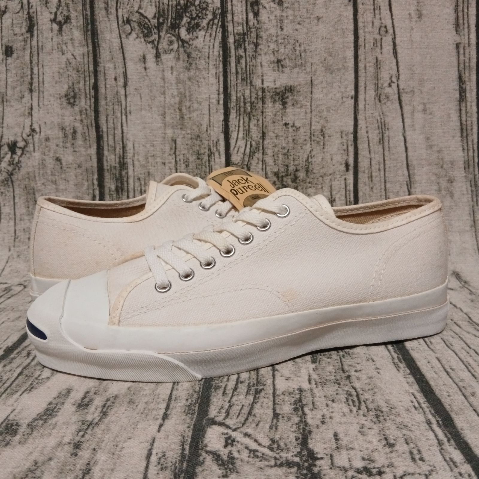 【SundaY様限定✨】コンバース ジャックパーセル made in USA 26cm / US 7.5】80s Made in USA CONVERSE JACK PURCELL CANVAS WHITE