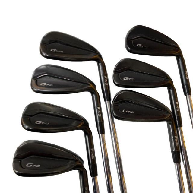 【中古】 ピン G710 9S(アーコス無し) アイアンセット IR NS PRO MODUS3 TOUR105 (フレックスS) メンズ 男性用 右利き 右用 Cランク ゴルフクラブ