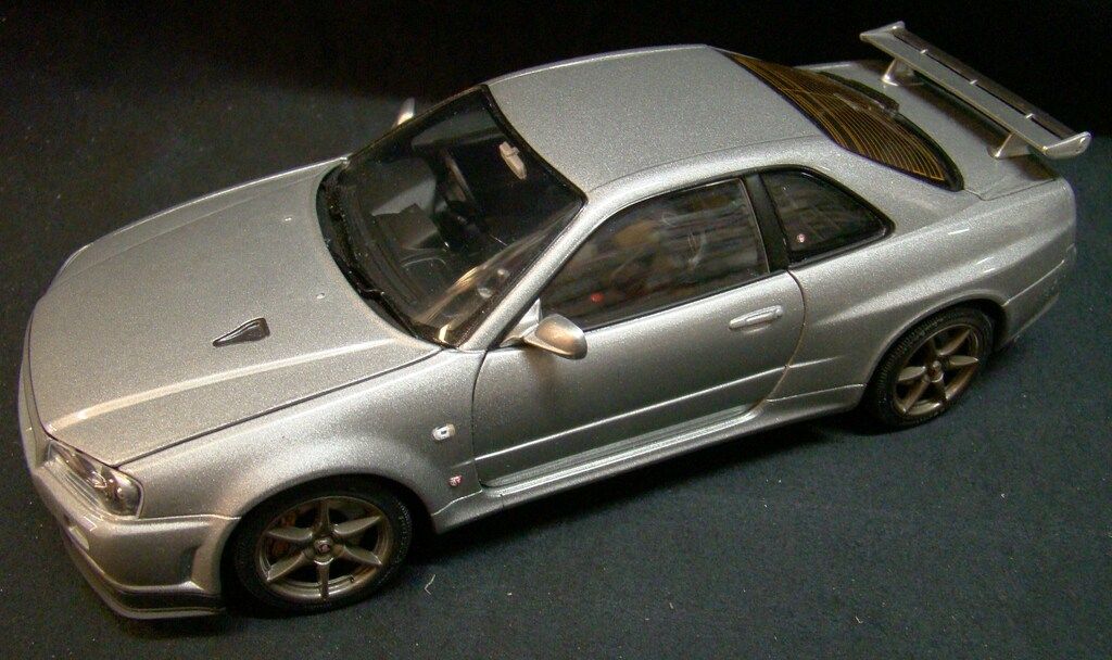 エムエムピー 1/24 EBBRO NISSAN SKYLINE GT-R(R34) V-SPECII Silver エムエムピー 1/24 EBBRO NISSAN SKYLINE GT-R(R34) V-SPECII Silver