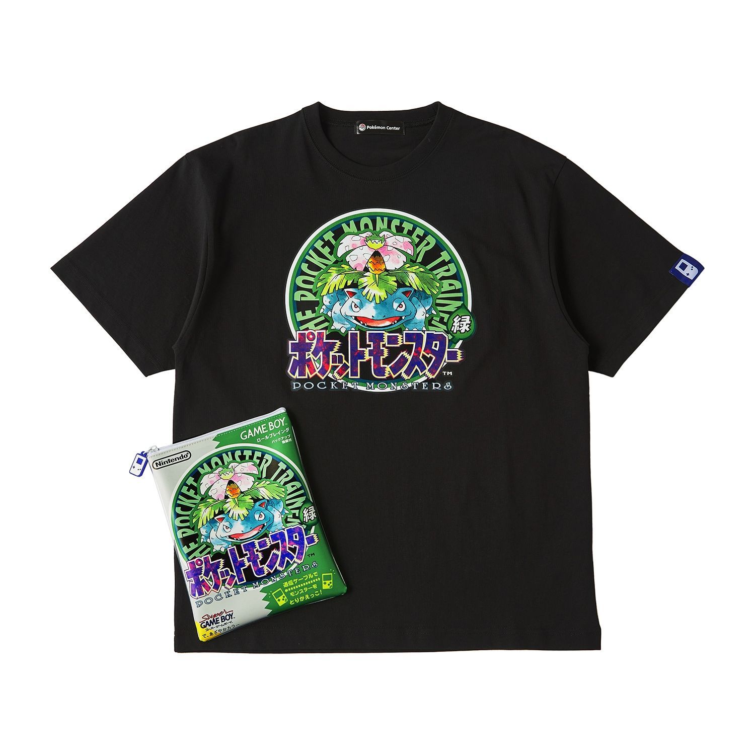 デットストック　ポケモンTシャツ　フシギバナ 新品未開封・匿名配送】 パッケージTシャツ in ポーチ