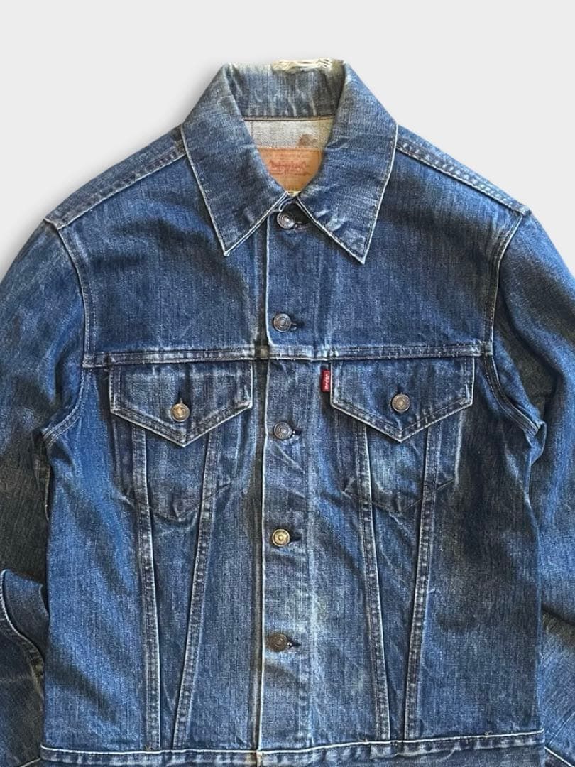 ゴ*キ様 Levi's 70505 デニムジャケット 70s USA製 Levi's 70505 Gジャン デニム ジャケット ヒゲ - メルカリ