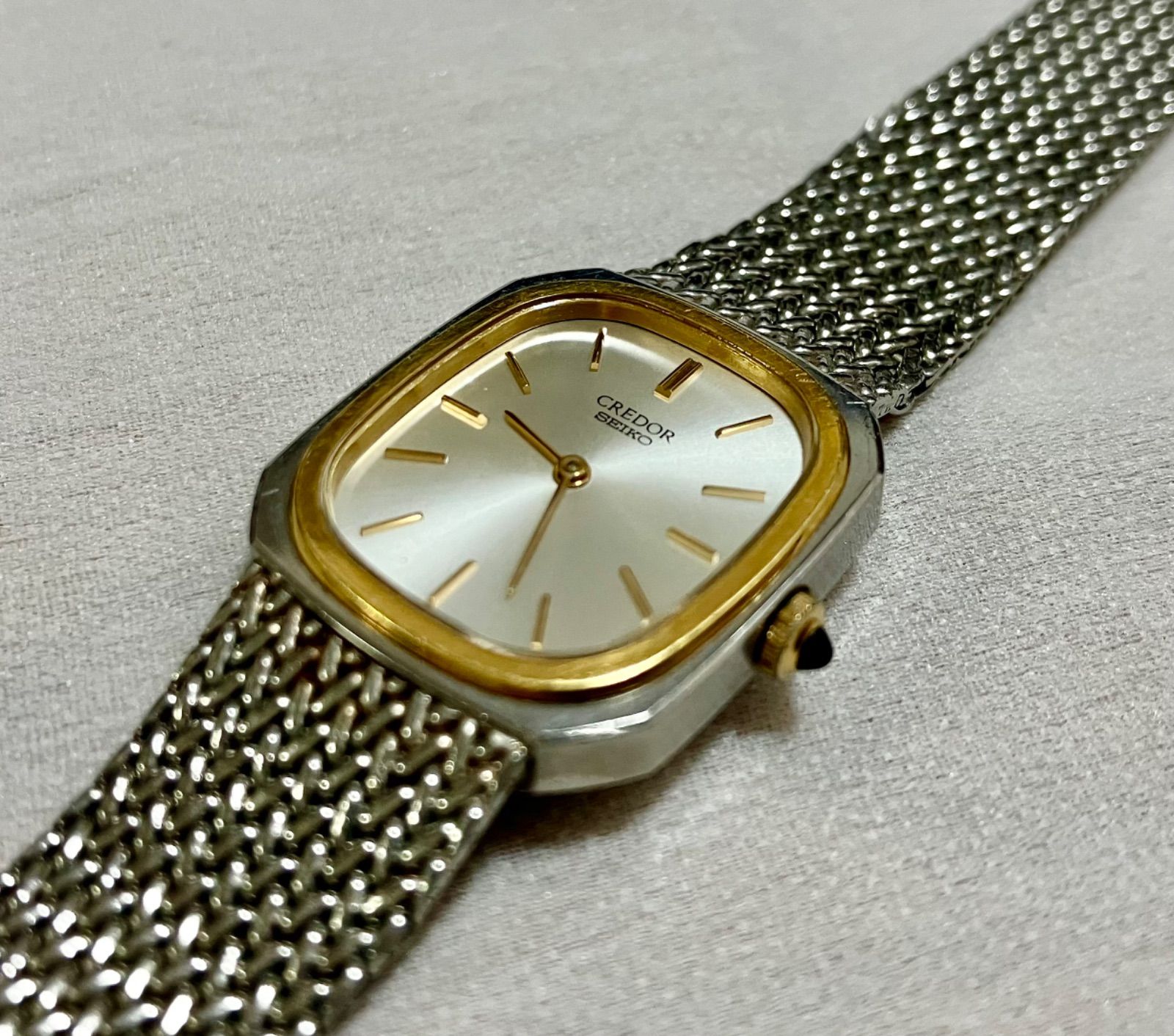 ◆SEIKO CREDOR 1400-5880 稼働 レディース時計　10646 ☆稼動品☆SEIKO セイコー/CREDOR クレドール☆1400-5880☆クォーツ