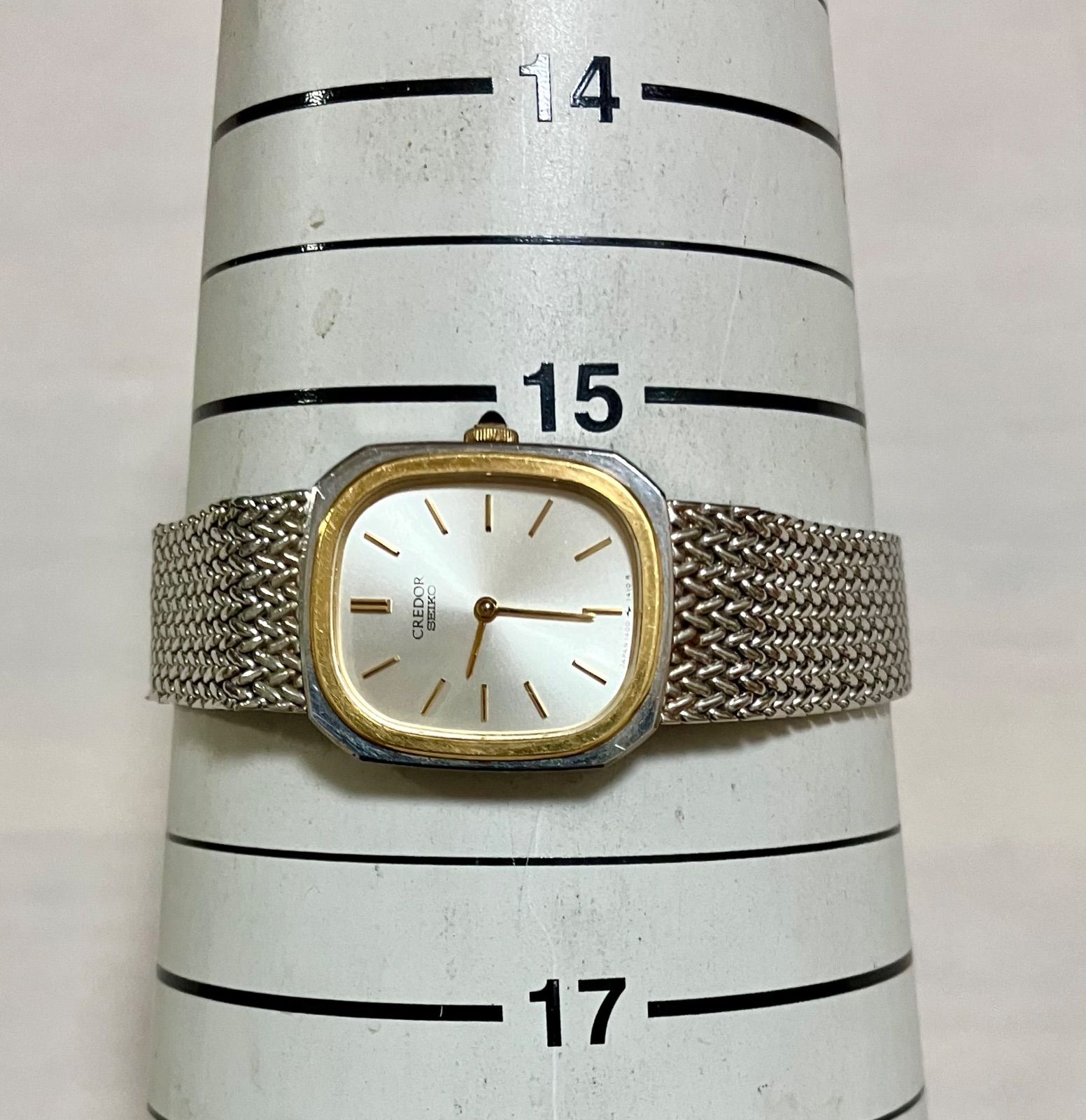◆SEIKO CREDOR 1400-5880 稼働 レディース時計　10646 ☆稼動品☆SEIKO セイコー/CREDOR クレドール☆1400-5880☆クォーツ