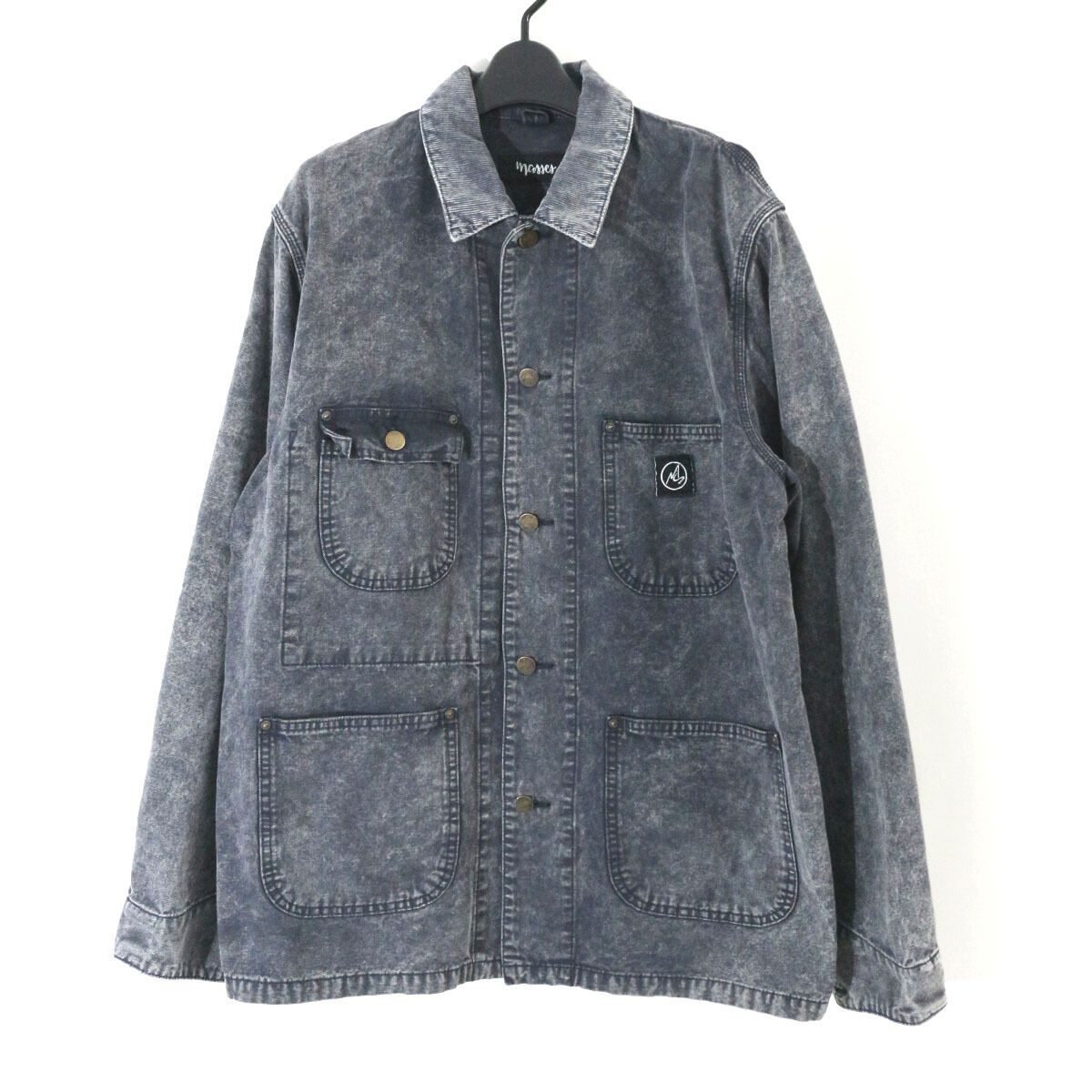 マシスmassesダックカバーオール MASSES マシス 20AW DUCK COVERALL ACID ダックカバーオールジャケット