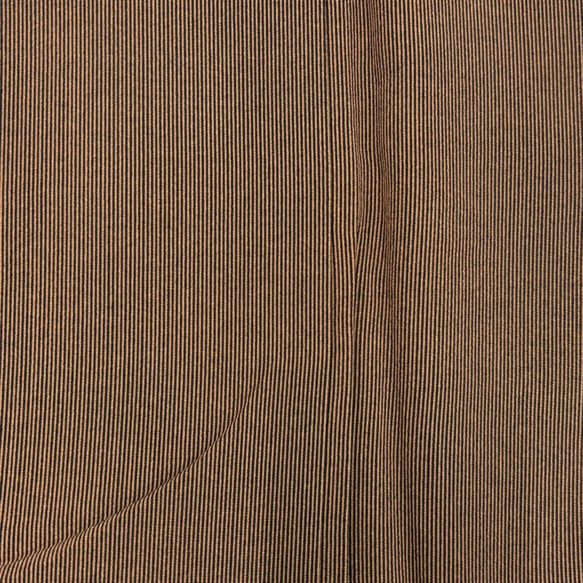 付下げ　袷　正絹　一ツ紋　濃褐返色　身丈166裄62 美品】 江戸小紋 身丈164cm 裄丈69cm L 袷 落款 万筋 焦茶色 正絹 名品