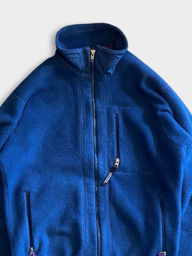 90s USA製 patagonia シンチラ フリース ジャケット ネイビー - メルカリ