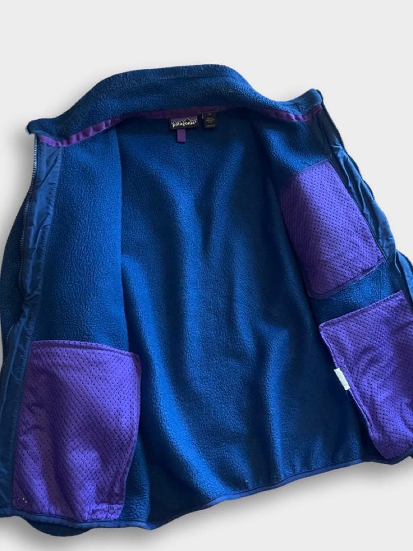 90s USA製 patagonia シンチラ フリース ジャケット ネイビー - メルカリ