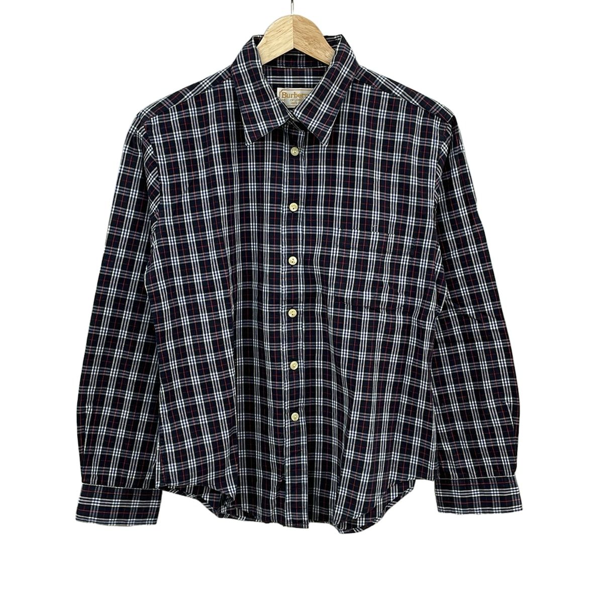 Burberrys 長袖シャツ チェック柄 レッド レッド BURBERRY バーバリー 