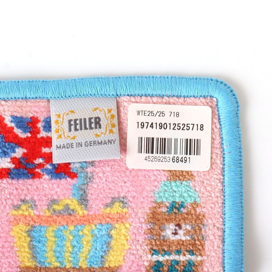 AWE26222 未使用 FEILER フェイラー タオル ハンカチ WORLD TRIP
