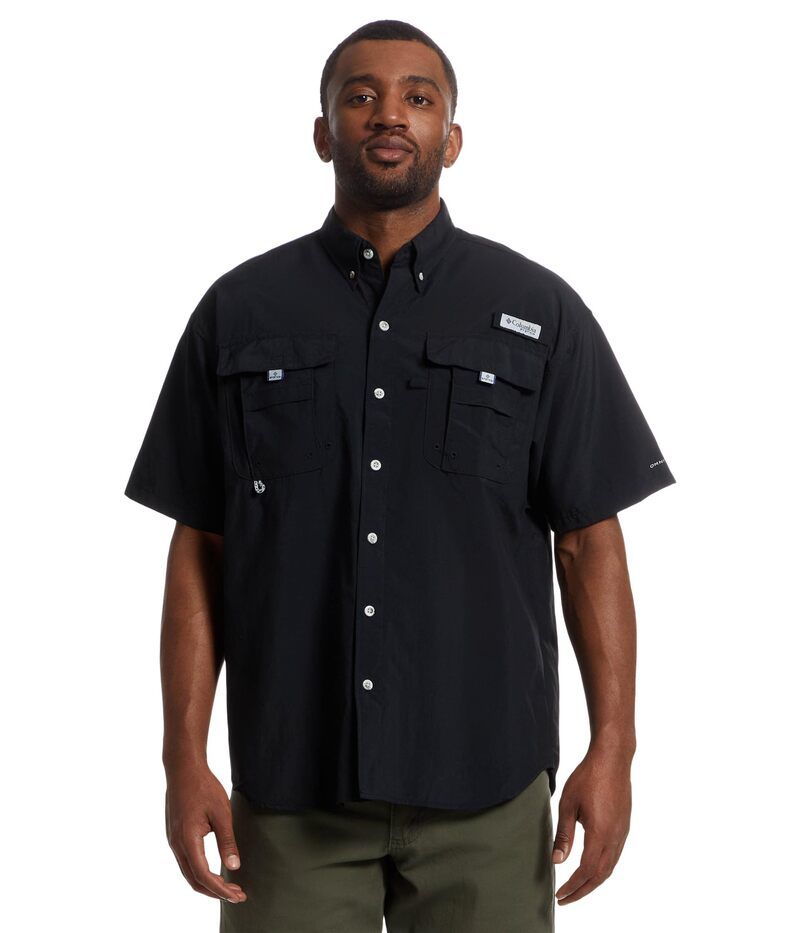 コロンビア メンズ トップス シャツ Columbia Bahama II Short Sleeve Shirt Black 1 ブラック