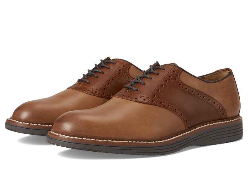 ジョンストンアンドマーフィー メンズ シューズ オックスフォード Johnston Murphy Upton Saddle Tan OiledTan F タン