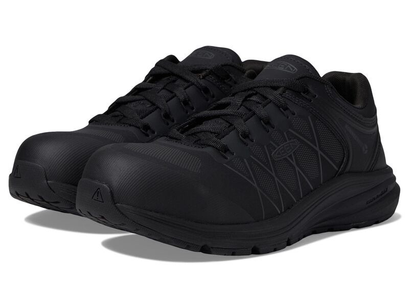 キーン レディース シューズ スニーカー KEEN Utility Vista Energy XT Comp Toe BlackRaven ブラック