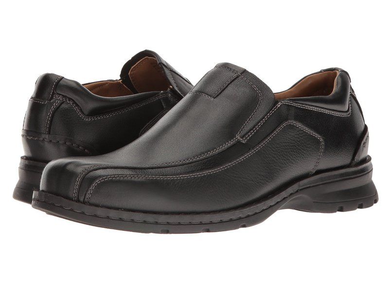 ドッカーズ メンズ シューズ スリッポン・ローファー Dockers Agent Bike Toe Slip On Black Tumbled L ブラック