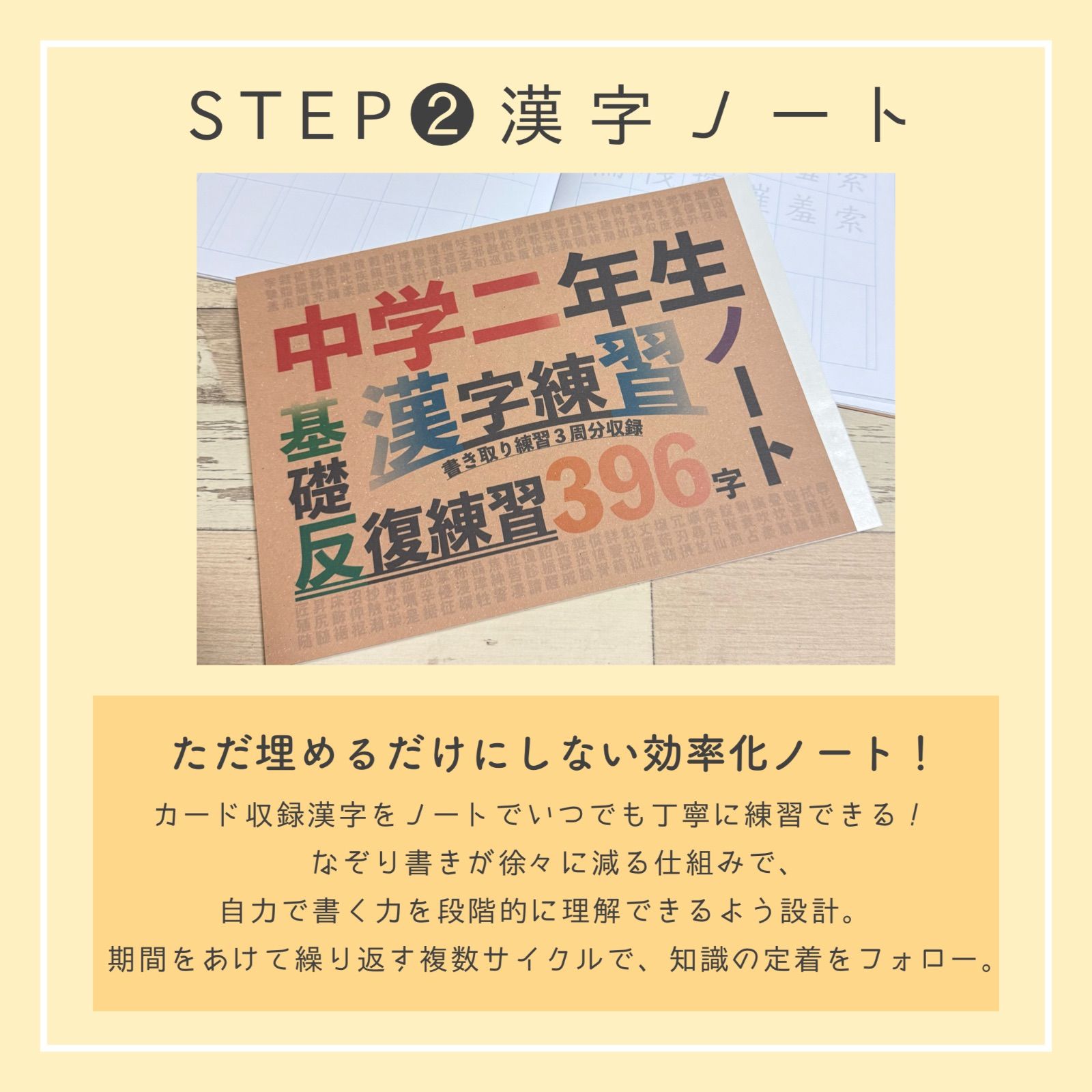 フルパッケージ】中学生で習う漢字カード＆漢字ノート＆漢字ワーク