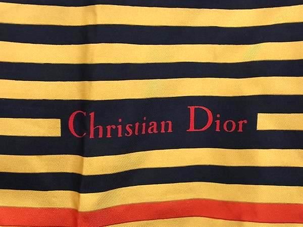 ChristianDior クリスチャンディオール シルク100% 大判 スカーフ