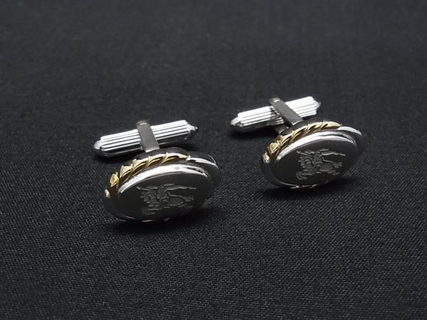 □美品□ BURBERRY バーバリー カフスボタン カフリンクス