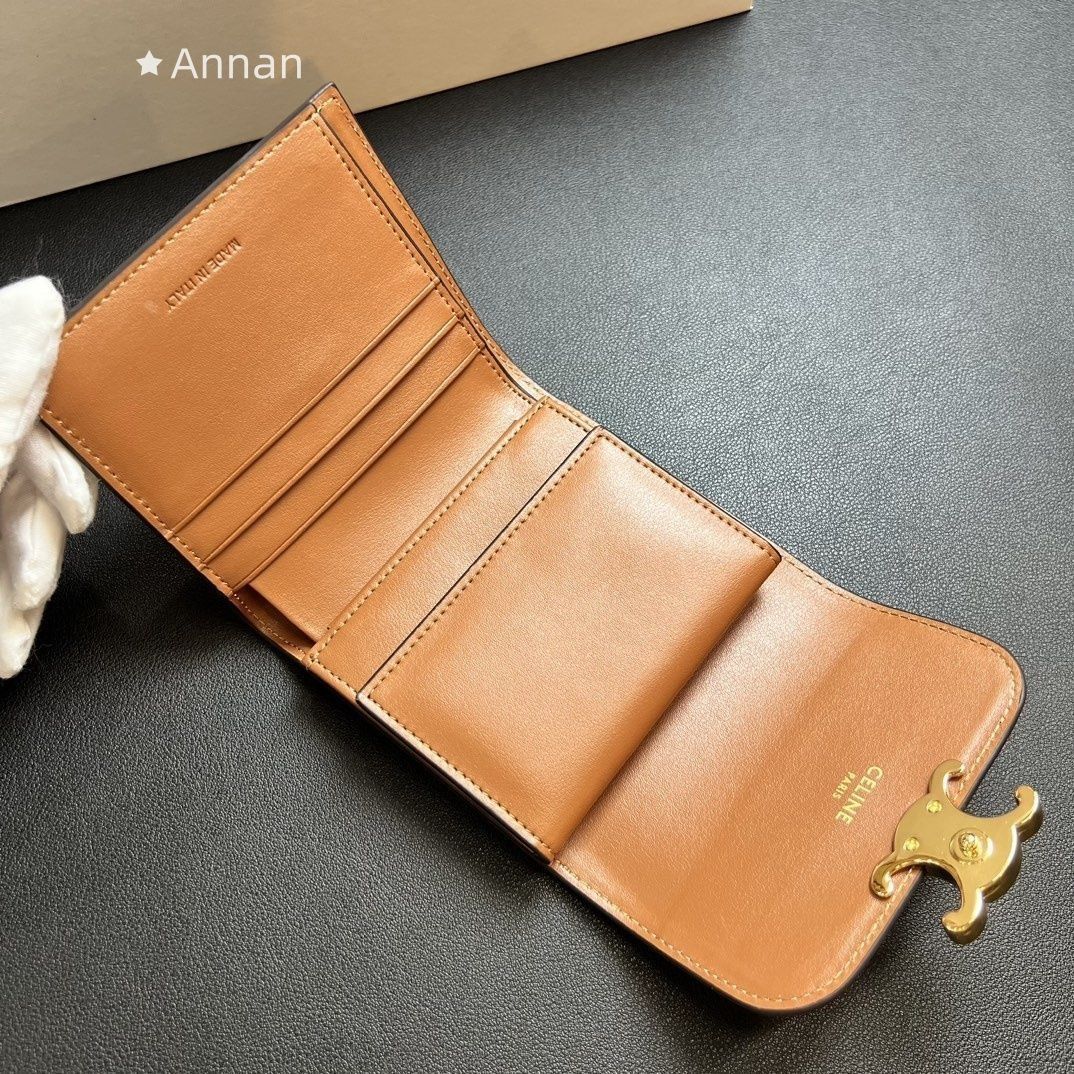 極美品】【希少】レディース CELINE セリーヌ ウォレット 折り財布 