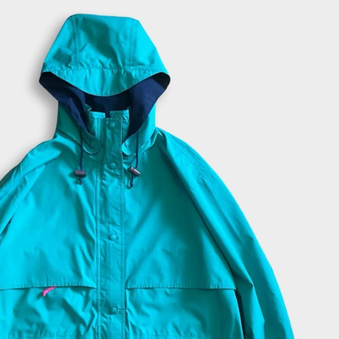 80s Eddie Bauer ゴアテックス ナイロン マウンテンパーカー 緑